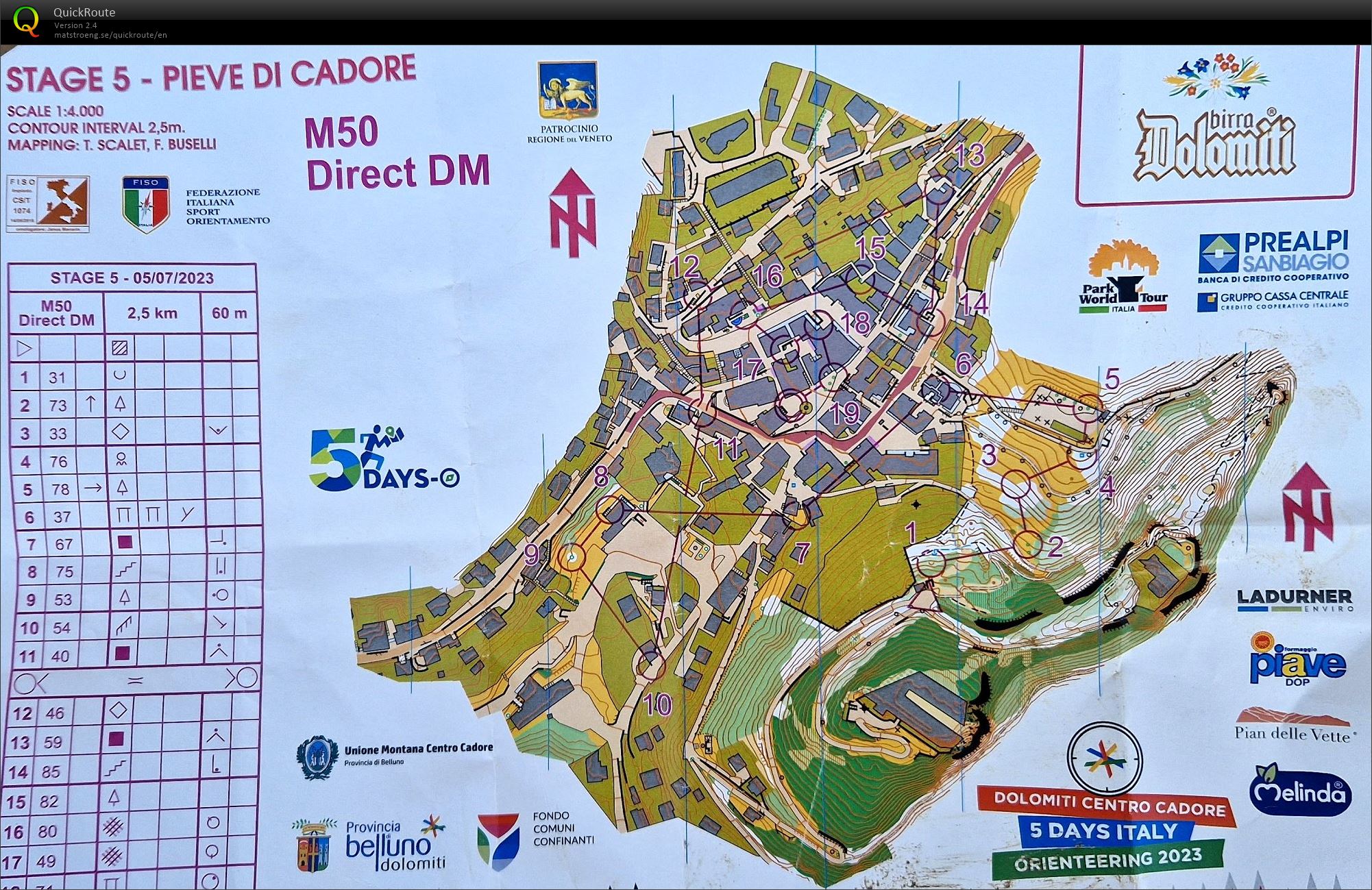 Italy 5days - Day 5, Sprint, Pieve Di Cadore (2023-07-05)